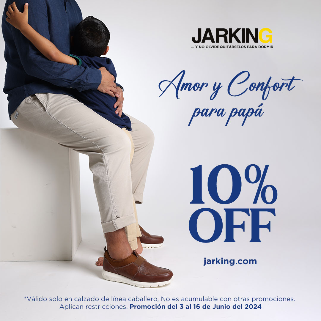 JarkingShoes's tweet photo. "Porque cuando sus pies están bien, su corazón también lo está", este #DíaDelPadre, sorpréndelo con unos Jarking que le dará comodidad en cada paso.  #regalosparapapa #Confort https://t.co/OX59kmcthG