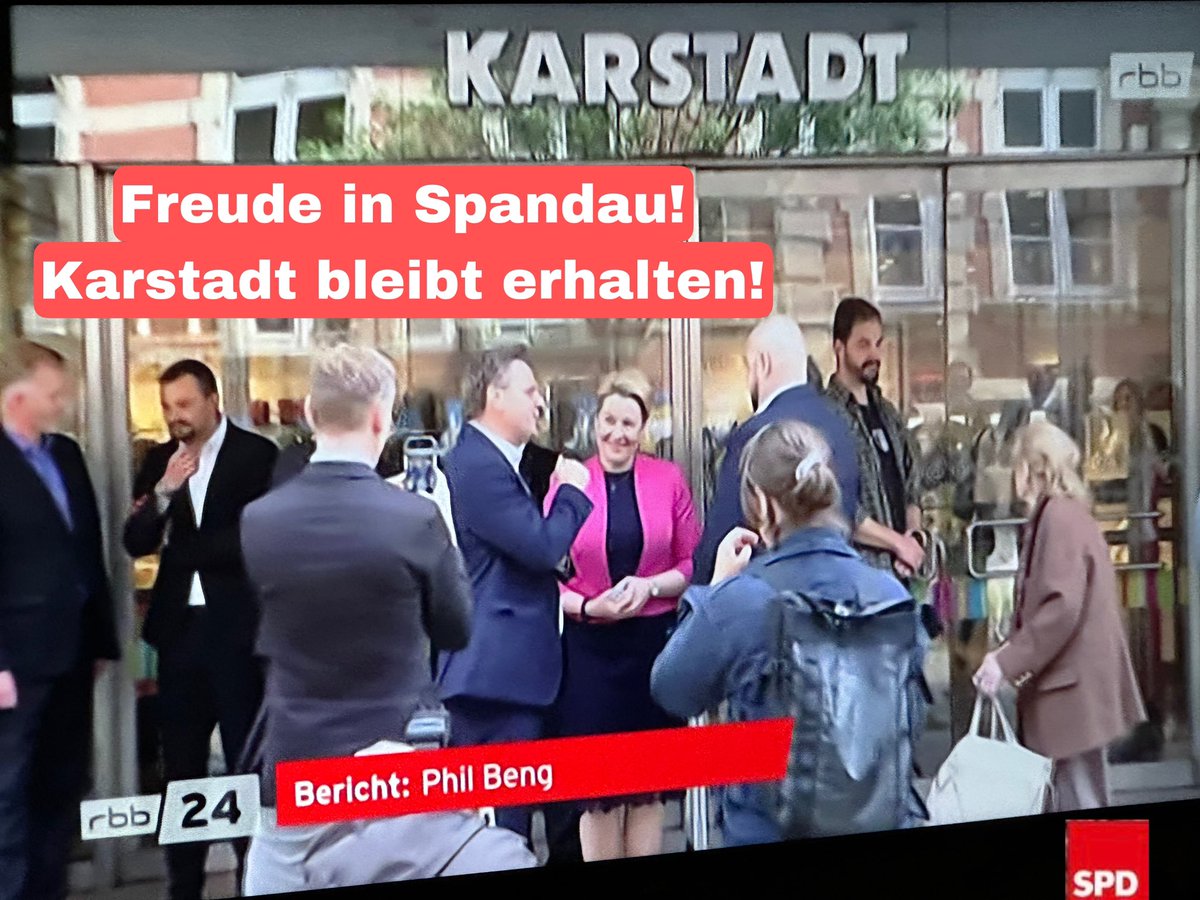 Spandau darf sich freuen! 
Foto Quelle Rbb 24