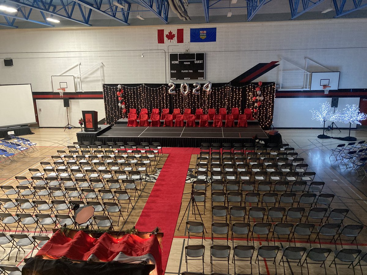 Calm before the storm. #WarburgGRAD2024 <a href="/warburgschool/">Warburg School</a> <a href="/BlackGldSchools/">Black Gold School Division 🇨🇦</a>