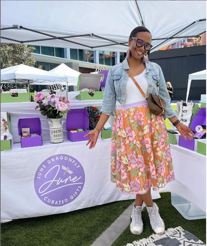 We love supporting local Black owned businesses. Come ready to support vendors @junedragonflybox &amp; @<dresscode/> at our ATL Mixer next week!