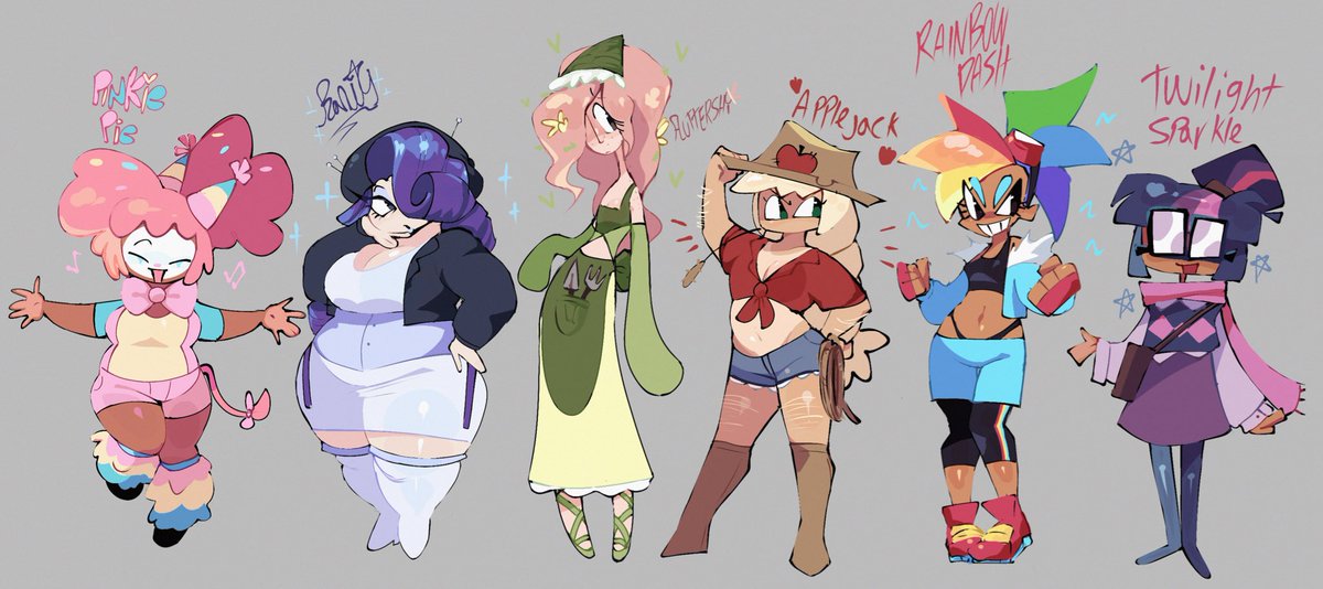 Citrusflower25's tweet photo. Mlp Mane 6 gijinkas

[#mylittlepony #mlpfim] https://t.co/Gy15BLsSo2