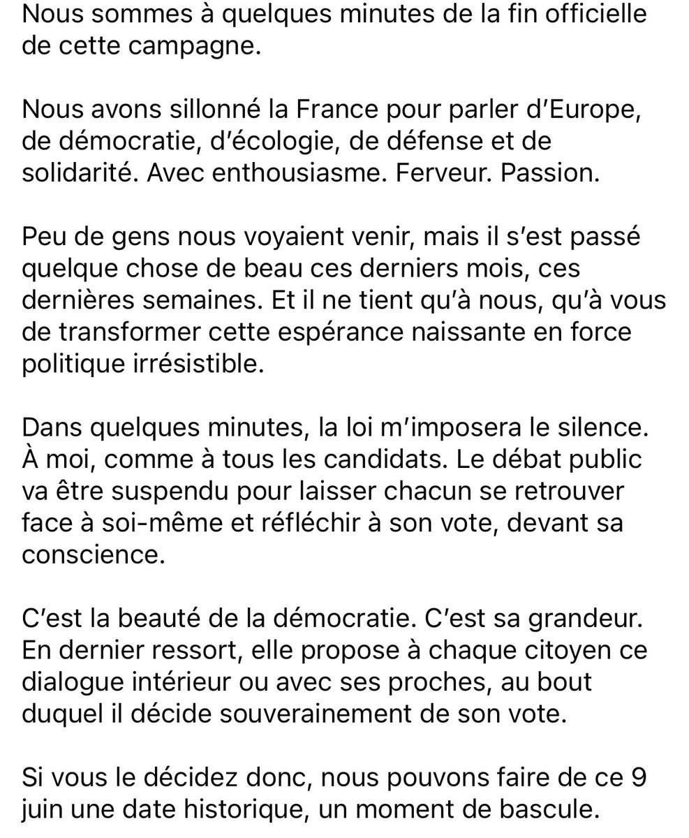 Raphael Glucksmann tweet media