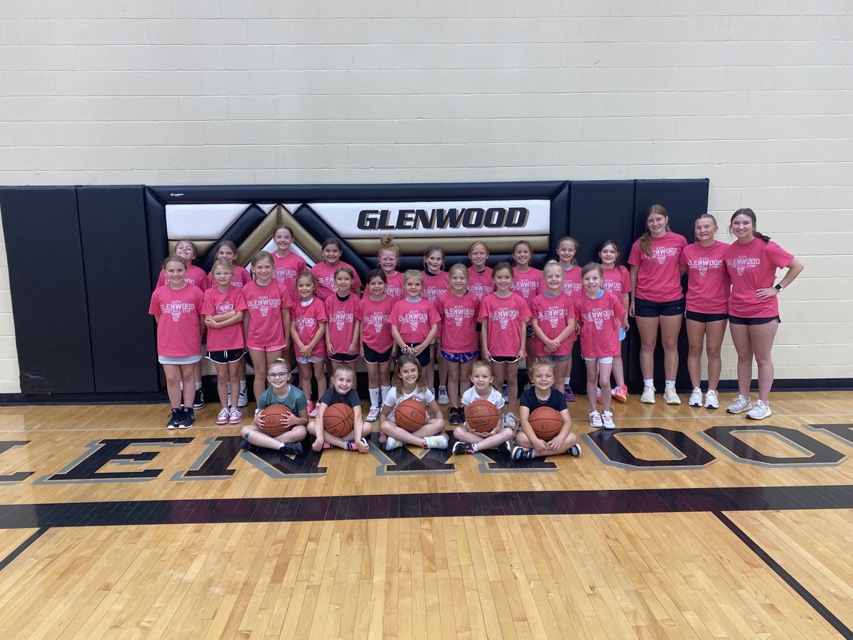 The future of Glenwood Girls Basketball looks bright. What an awesome group of kids. Thanks for a great week of camp ladies. Keep working hard!