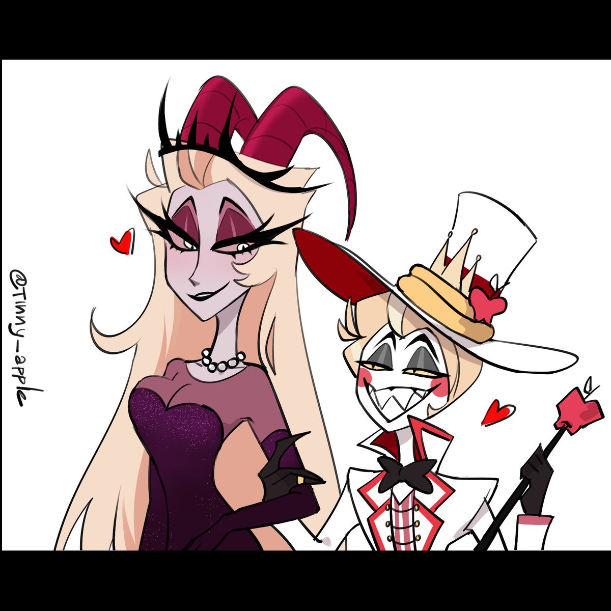 Tinny_apple's tweet image. 😭😭❣️💕💞💓💗

#luciferxlilith #lucilith #HAZBINHOTEL