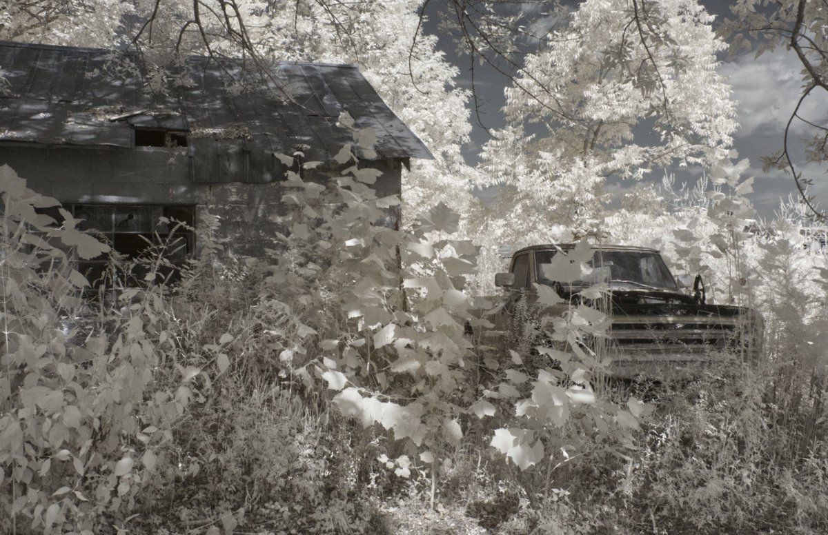 StirlingCorgi's tweet photo. Photos from around Fackler, Alabama back in Sep-Oct 2023. #Alabama #Fackler #abandoned #infrared https://t.co/0X1IkMnWGS