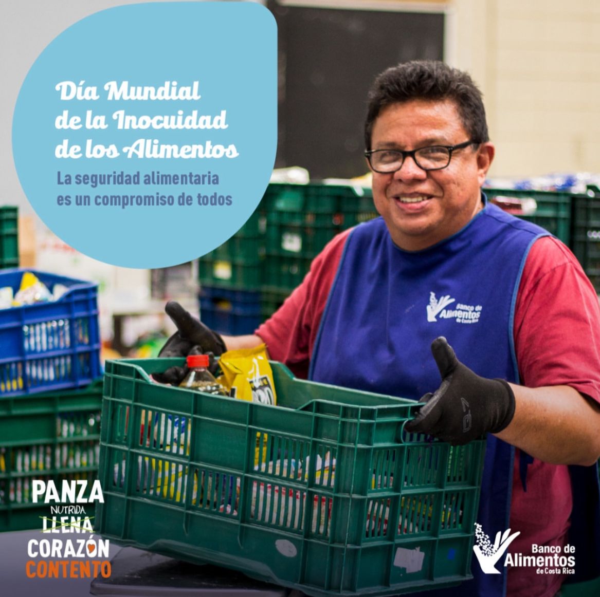 Hoy destacamos la importancia de mantener los alimentos seguros y saludables para todos. En nuestra misión, nos aseguramos de que cada alimento que llega a las mesas de quienes más lo necesitan sea seguro y de calidad. Porque la salud empieza con la seguridad alimentaria. 🍎🥕🍍
