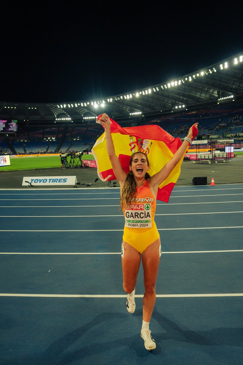 Congratulations, Marta Garcia! 

She clinches bronze in the 5000m, setting a new national record for Spain at 14:44.04! 🥉👏 

#Roma2024