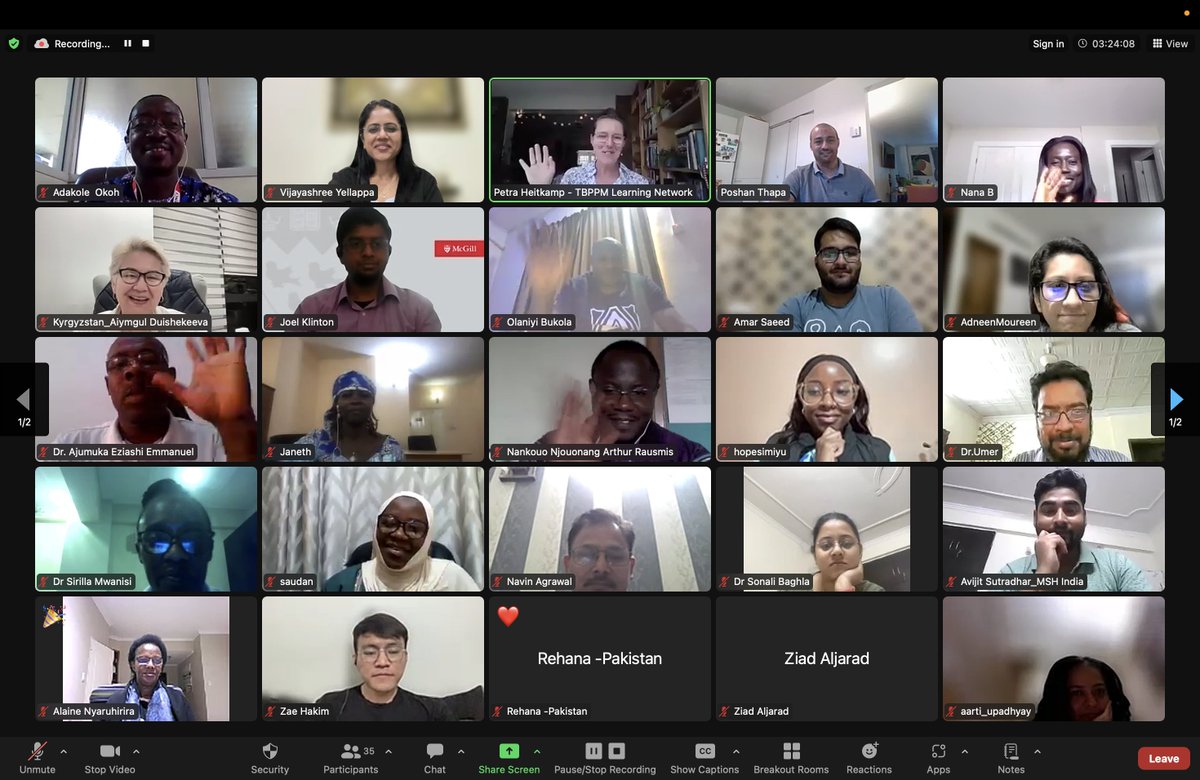 TBPPM Learning Network (@tb_ppm) on Twitter photo Huge Congratulations to the 2024 PPM Course Graduates🎓 Welcome <a href="/tb_ppm/">TBPPM Learning Network</a> Alumni🎓
Well done! 👏 90 Participants
🎉a week of learning & active engagement
🎉fantastic peer-peer practical lessons
🎉excellent Faculty every day
Thanks <a href="/McGillGHP/">McGill Global Health Programs</a> summer institute! #EndTB Huge Congratulations to the 2024 PPM Course Graduates🎓 Welcome <a href="/tb_ppm/">TBPPM Learning Network</a> Alumni🎓
Well done! 👏 90 Participants
🎉a week of learning & active engagement
🎉fantastic peer-peer practical lessons
🎉excellent Faculty every day
Thanks <a href="/McGillGHP/">McGill Global Health Programs</a> summer institute! #EndTB