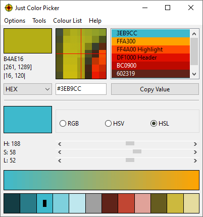Since I - the mysterious employee who adds these social media posts- work with graphics and css I also find the Just Color Picker by annystudio.com very useful. I keep it on the taskbar. Nice to find quality free tools that just work.