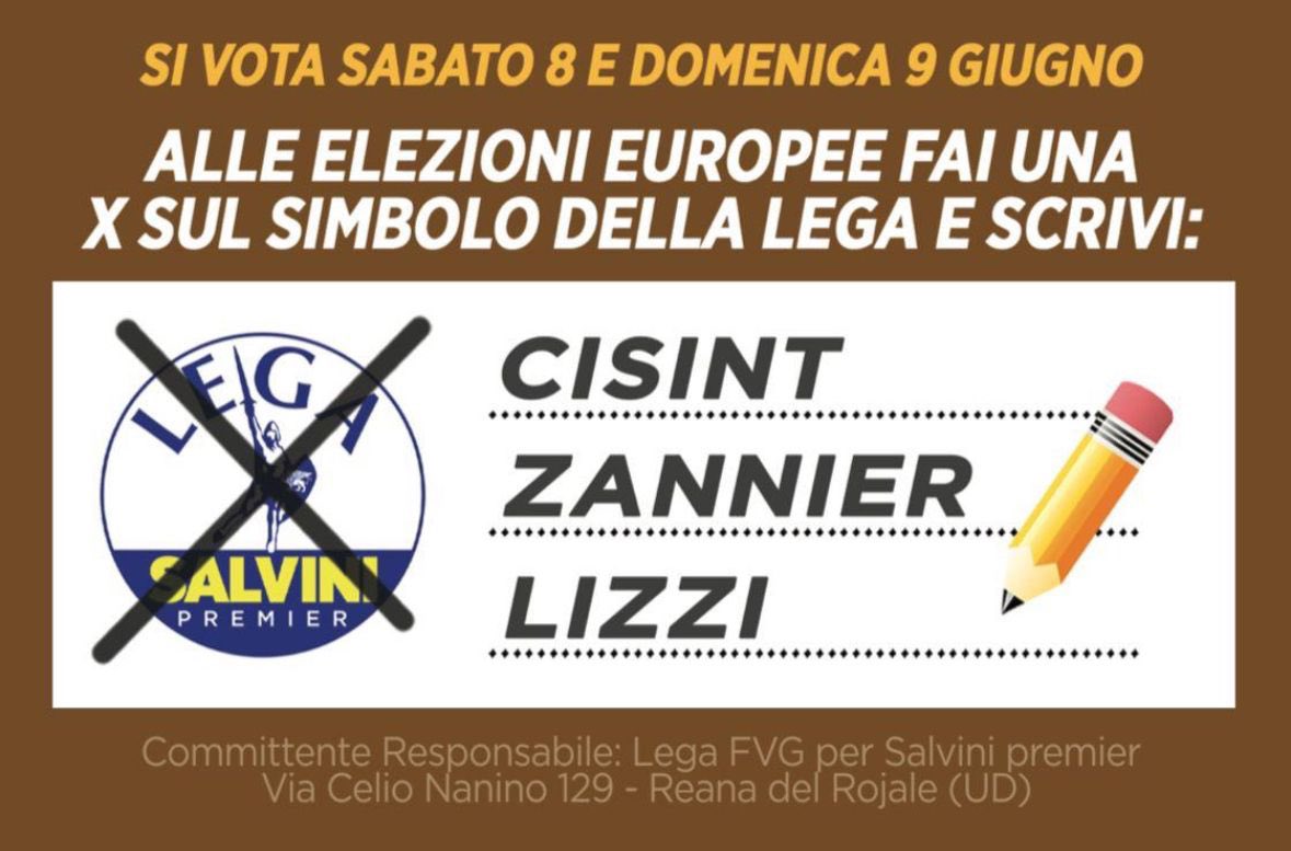 Domani 8 giugno  dalle 15  e domenica 9 giugno fino alle 23 si vota per il rinnovo del parlamento europeo!
È un voto importante, fondamentale per far valere di più il peso del nostro Paese all’interno dell’Unione europea!