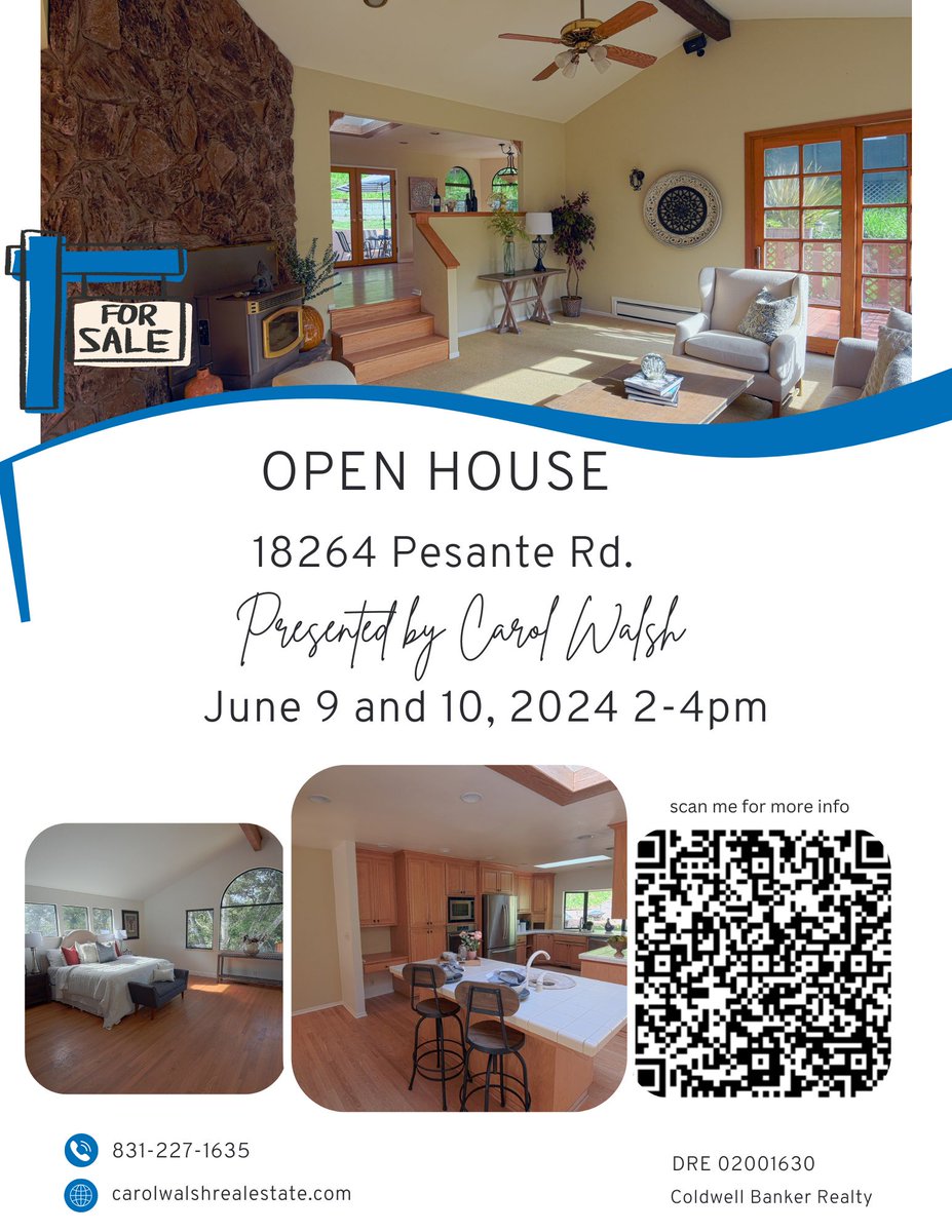 CarolWalshReal1's tweet photo. If you're looking for a bit of serenity in your next home come say hello this weekend!
Prunedale is a great place to call🏡and this property is wonderful for entertaining.
Gorgeous view of the oaks from the large primary bedroom, you can step out the French doors and enjoy an evening dip in the hot tub.
Check out more photos here ⬇ https://t.co/sZS8WzXxhp