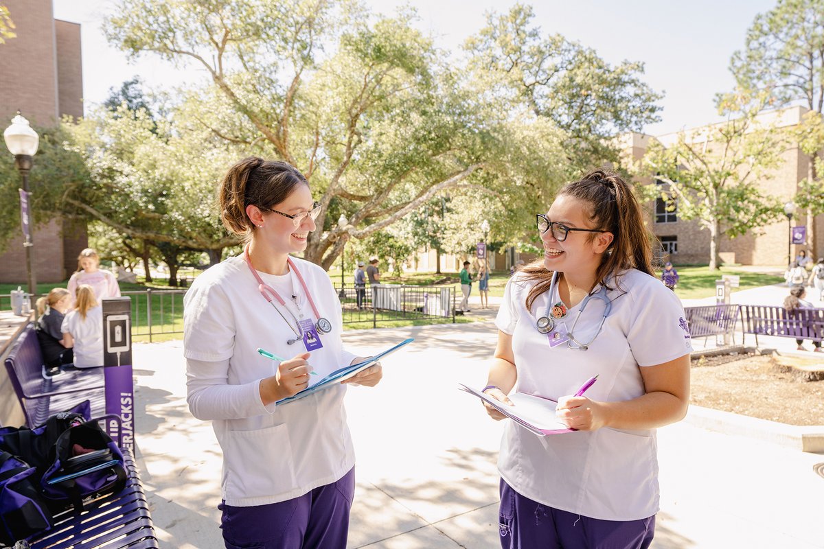 SFASU's tweet photo. We're celebrating some exciting recent developments, Jacks! 
1️⃣ With significant growth in applications and enrollments, we've reopened two residence halls to welcome even more Lumberjacks! (And it’s not too late to join — we’re still accepting applications and Orientation registrations for this fall!) 🏡🎓 
2️⃣ For the fifth year in a row, MSN family nurse practitioner graduates achieved 100% pass rate on their national certification exam — we're so proud of their hard work and dedication! 🩺📚 
3️⃣ Our aviation program partner, HCH Aviation, just acquired state-of-the-art planes, the first of their kind in the nation, to enhance our students' learning experience. ✈️ #SFACelebrates 💜🎉
