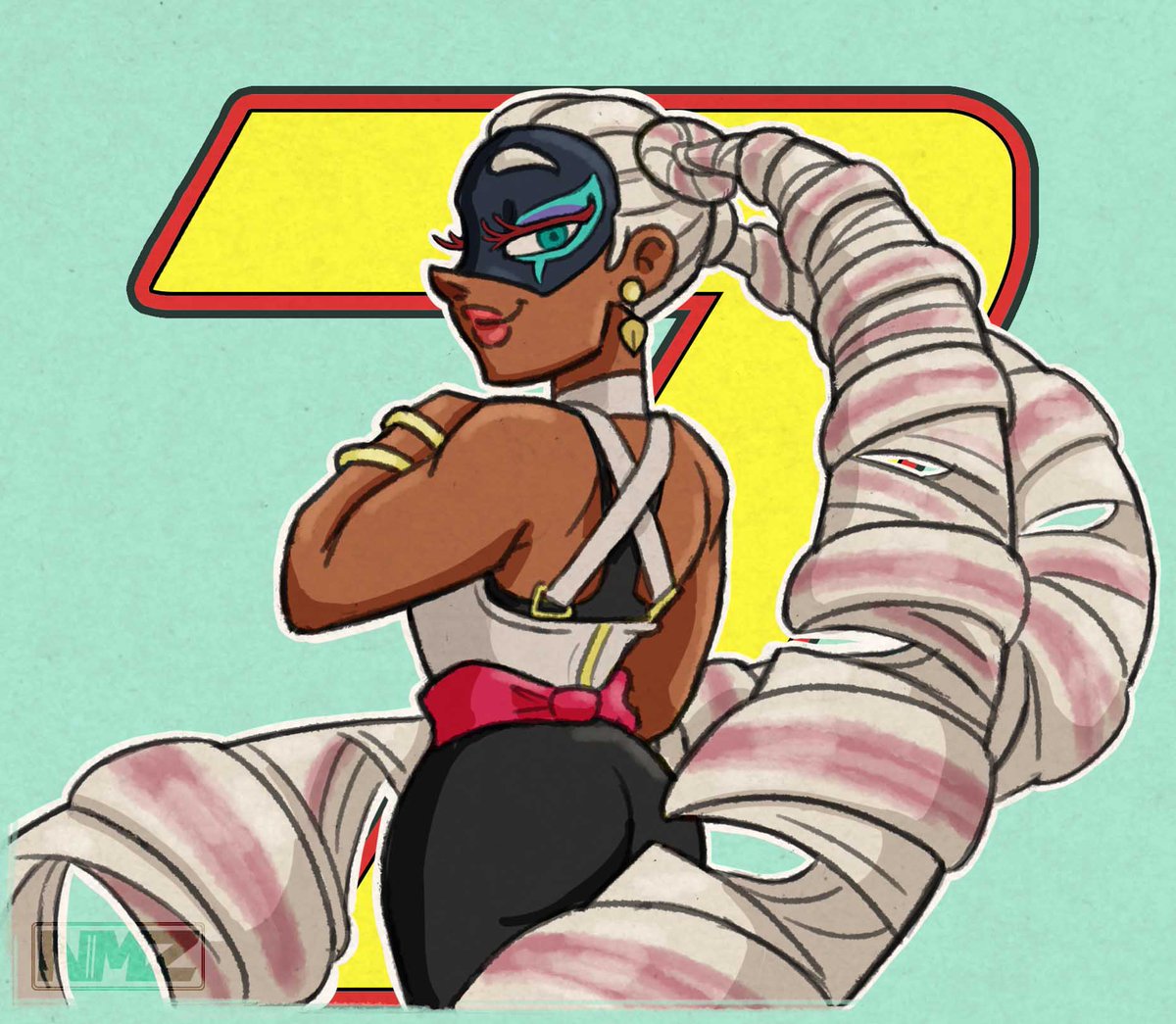 NMZuka's tweet photo. she's so gorgeous~ 
#Twintelle #NintendoARMS #ARMSNice #ARMSiversary #ARMS_7th https://t.co/u3EG4GcfRL