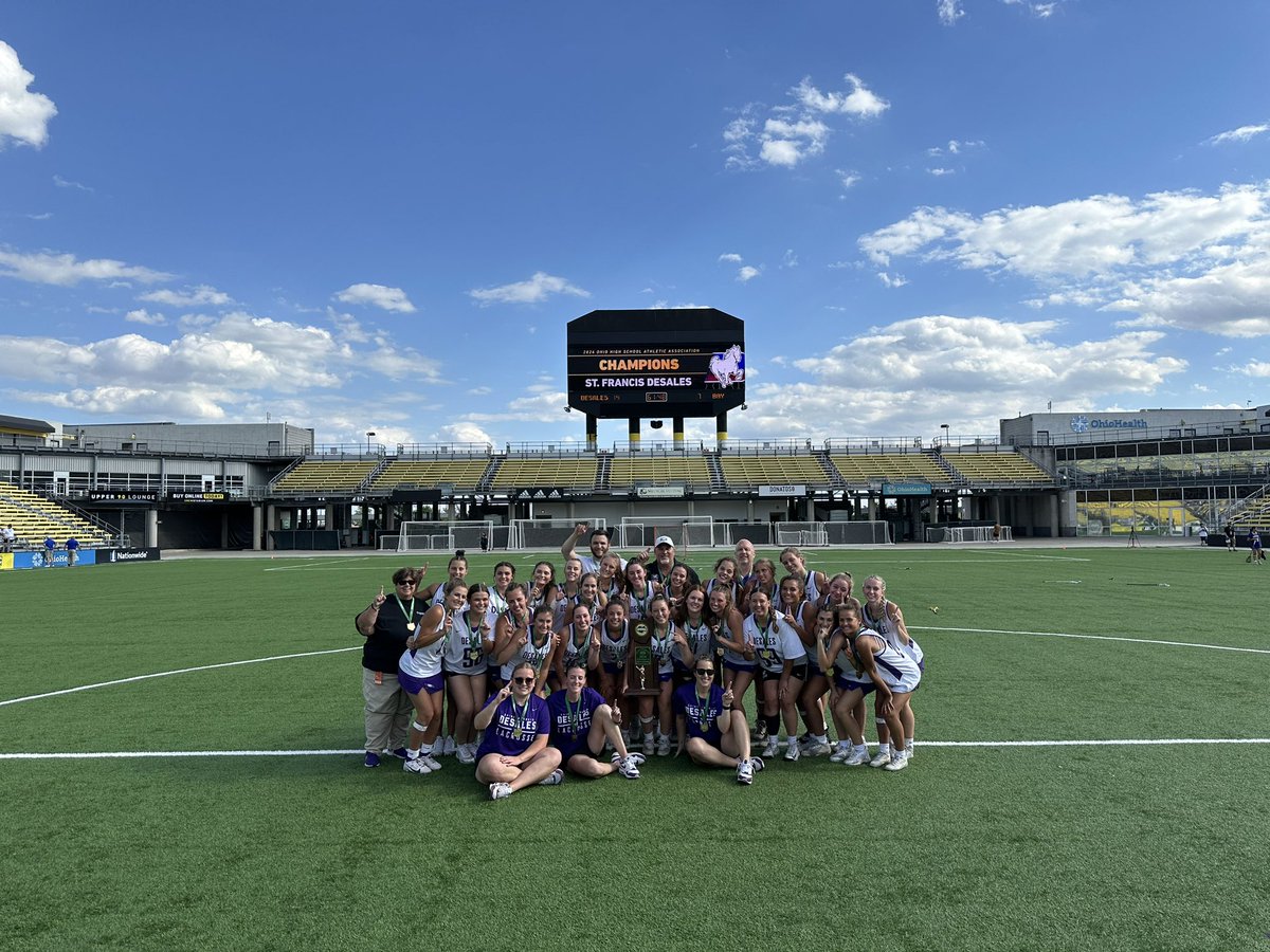 STATE CHAMPIONS!!!! 
.<a href="/DeSalesGirlsLax/">DeSales Girls Lax</a> captures the 2024 Division II OHSAA State Championship!!!