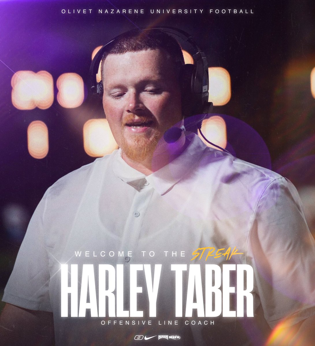 We are so excited to officially announce our new offensive line coach, Harley Taber! 🎉

#R837 #HateAverageBeGREAT #WinTheWest #FearTheStreak