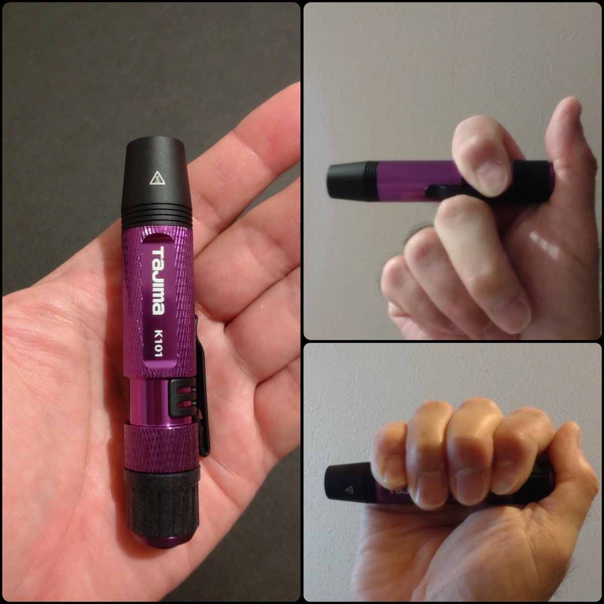 QTjFdszHrev6h3J's tweet image. TAJIMA SENTA K101 LE-K101

フォワードクリック
H→L
モードメモリ無し
物理ロックアウト可
lowに微弱なフリッカー

入力猶予時間も短く◯
個人的にサイズ感とフィット感が最高でした(⁠*⁠´⁠ω⁠｀⁠*⁠)

気に入ったのでサブ機として使っていきます。

#TAJIMA SENTA
#K101
#LEK101
#Flashlight