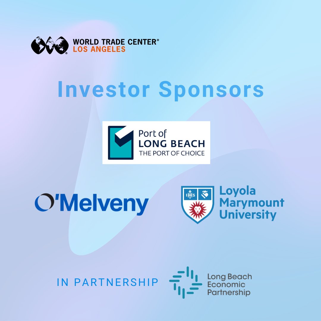 Announcing our 2024 Select LA Investor Sponsors!

✨ <a href="/portoflongbeach/">Port of Long Beach</a>
✨ <a href="/omelvenymyers/">O’Melveny</a> 
✨ <a href="/LoyolaMarymount/">Loyola Marymount University</a>

Join us at this year's summit on June 20th at the <a href="/HyattLongBeach/">Hyatt Long Beach</a>, delivered in partnership with <a href="/LBEPartnership/">Long Beach Economic Partnership</a>.

Visit the link to register 👉 bit.ly/43De3k5