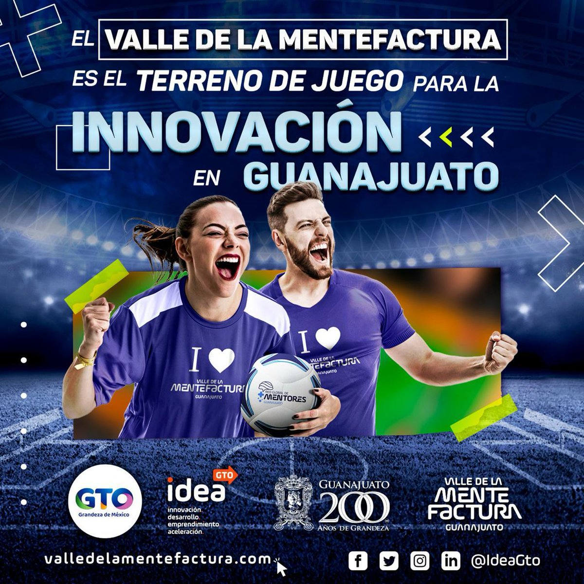 clubleonfc's tweet photo. El partido decisivo es en el Valle de la Mentefactura, ganemos en innovación y emprendimiento.
¿Quieres saber cómo? Ingresa a: https://t.co/z39V1sycRY #SoyMentefactura #Ideagto https://t.co/47IhxPJszZ