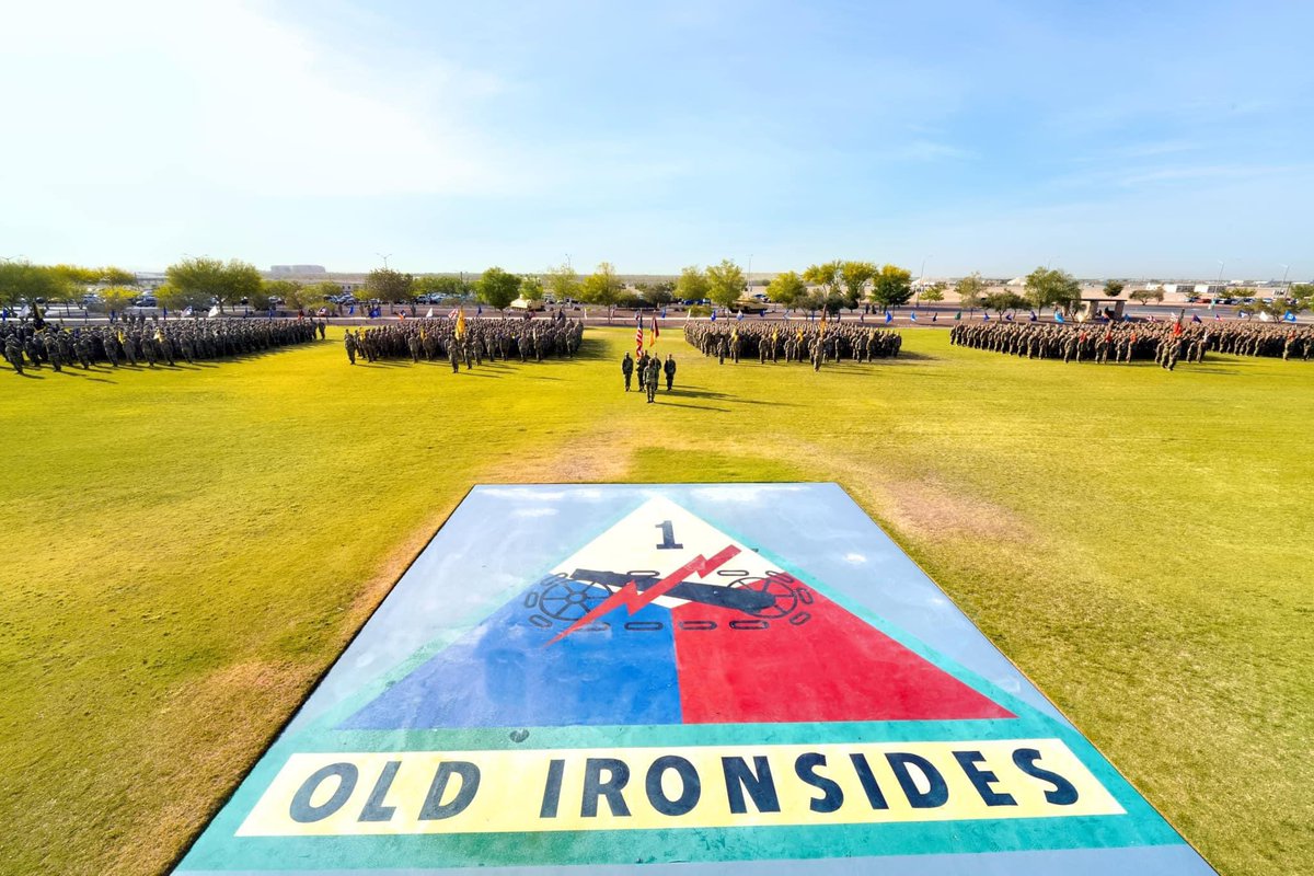 The 2ABCT, 1AD, held a Colors Uncasing Ceremony on June 6, 2024, to mark their return from the European Theater to Fort Bliss, Texas. Col. Dwight D. Domengeaux Jr., Command Sgt. Maj. Jesus Pena, battalion command teams, and 3,500 Strike Soldiers participated!