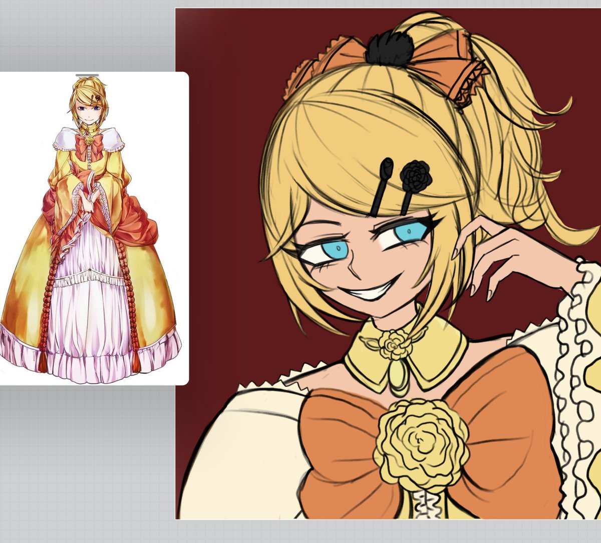 karkarikara's tweet photo. wip๐
.
#evilliouschronicles #rillian https://t.co/KC8O3cazzo