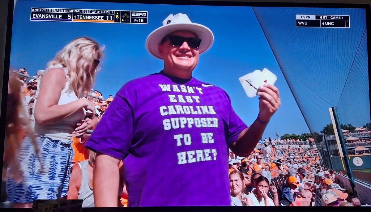 ECUpir8nation's tweet photo. At least he got our name right https://t.co/LwCpwKy4ka