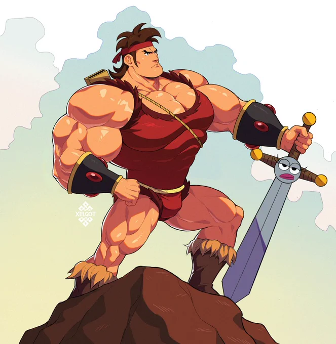 Some old arts of cartoon men with big.. personalities  