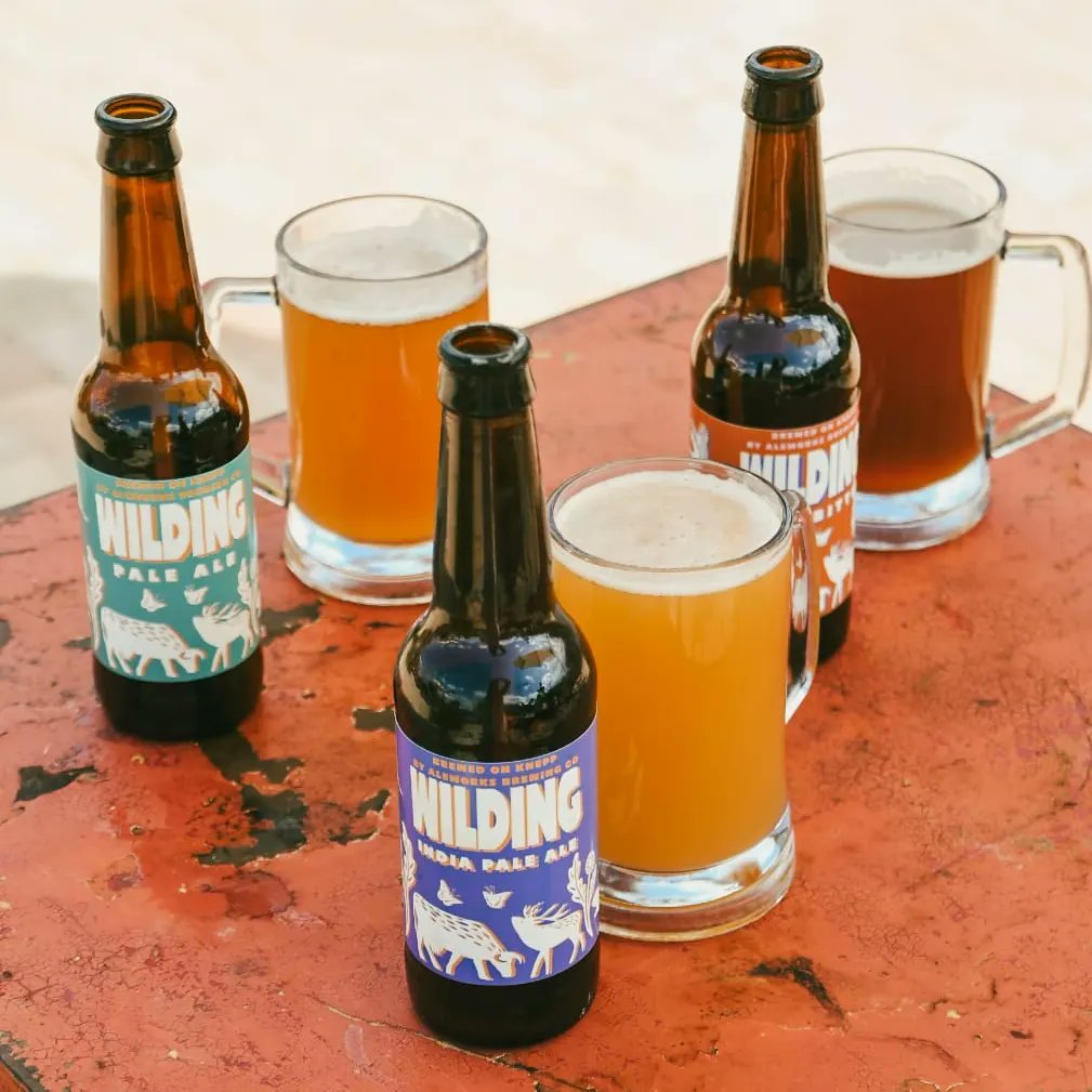 Aleworksbrewing's tweet photo. It's a real privilege for us to call the knepp estate our home, and we are really excited to launch the collaboration with the knepp wilding kitchen.

We have brewed 3 beers for their beautiful shopband restaurant. We hope you can get down and try the delicious food and beer! 🍻 https://t.co/XdrYPadzVq