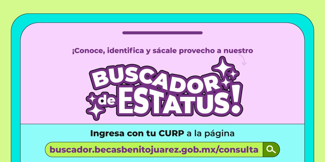 FCCA_UMSNH's tweet photo. Invitamos a los estudiantes a consultar el BUSCADOR DE ESTATUS de la Coordinación Nacional de Becas para el Bienestar Benito Juárez, el cual pueden consultar a través de la liga: https://t.co/oXaERSCwtJ en donde podrán encontrar información relacionada con sus apoyos. https://t.co/LmHtebSds2