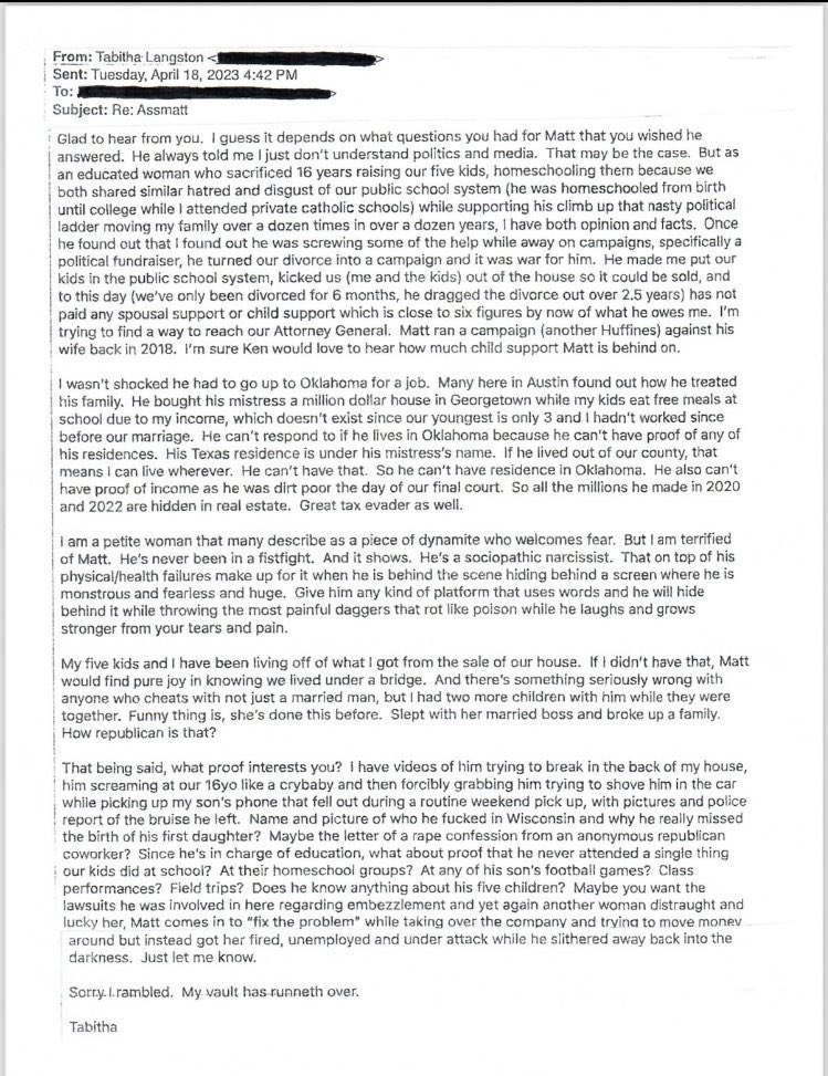 brooke_brunken's tweet photo. @RyanWaltersSupt I watched you back tf down at OSU in under 15 minutes! 🤣🤣🤣
Get real! Nobody believes anything you say…but it would be awesome to hear who you’re gonna blame for the stuff your bro @MattlangstonTX has done.
#assmatt
#deadbeatdad
#sociopath https://t.co/k073KAoAND