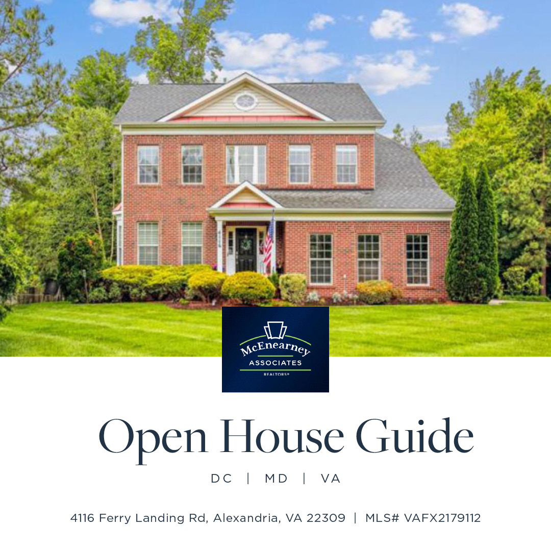 Take a look at this weekend's open house guide! For more information on these homes, visit mcenearney.com/open-houses-new. #dmvrealestate #openhouseguide #realestate