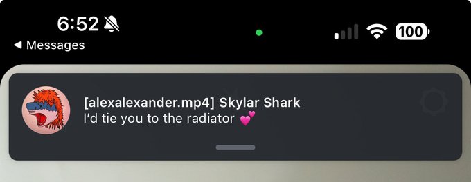 I don’t remember the context for this but I love that I have this screenshot and I love my friends so