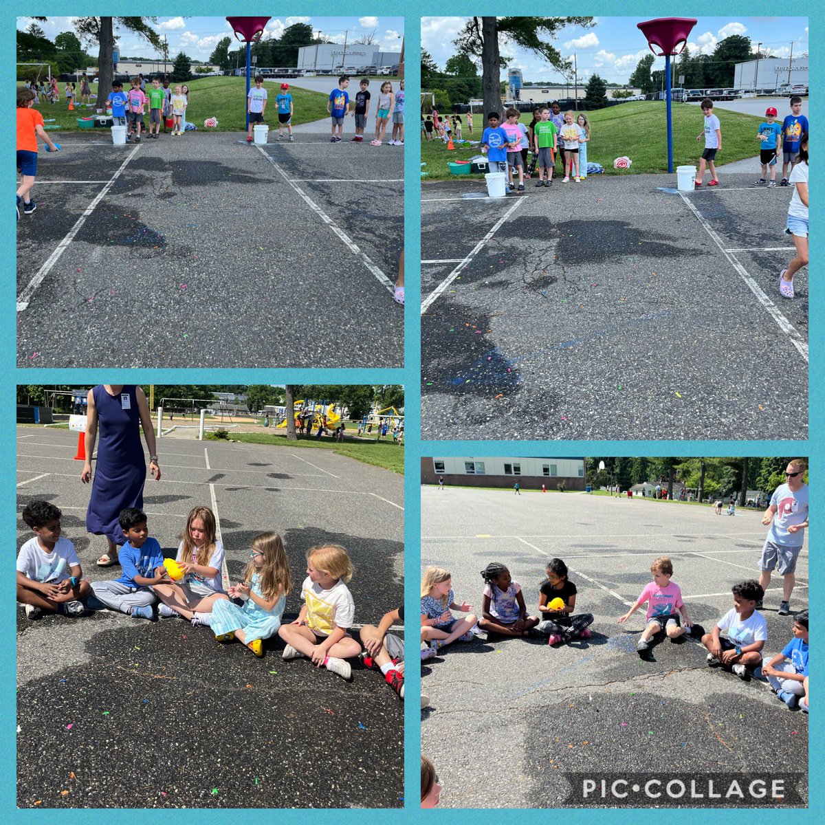 MrsMizesClass's tweet image. We had THE BEST End of Year party this morning!! The perfect weather, super fun water games, and two delicious treats! HUGE thank you to our amazing homeroom helpers for ALL the fun today and throughout the year, we are so grateful!!💦🎈🥔🧽🍉😊❤️