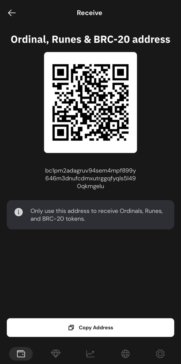 BlaqXyn's tweet photo. @xverse bc1pm2adagruv94sem4mpf899y646m3dnufcdmxutrggqfyqls5l490qkmgelu https://t.co/2I8VXZiUes