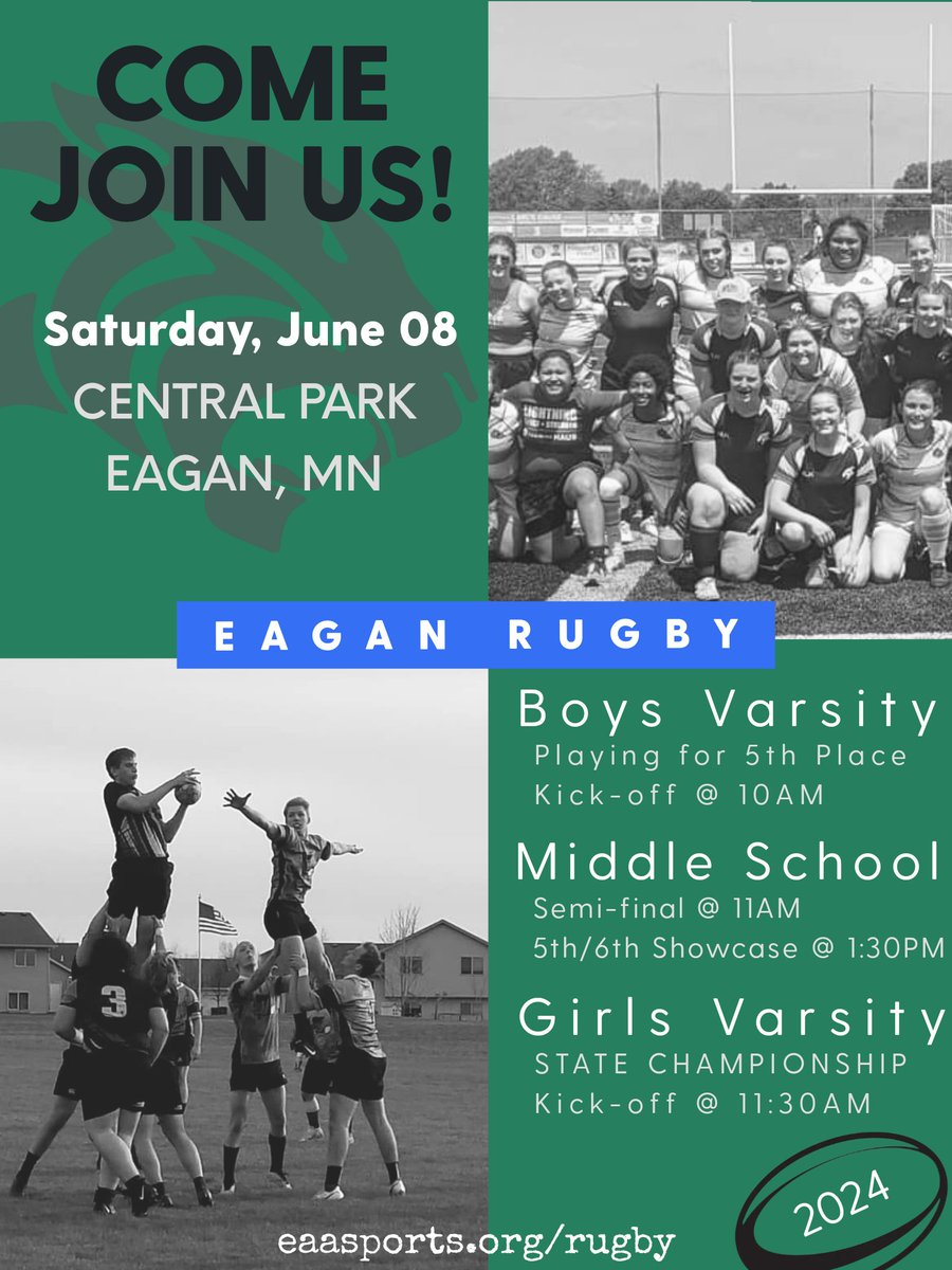 We host the state championships tomorrow in Eagan. Come on out to support our kids!