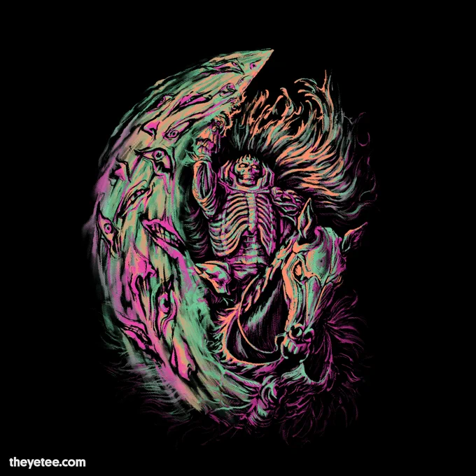 Death rides a horse! Designed by Octo Star #dailytees  