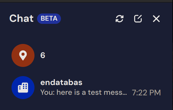 endatabas's tweet photo. @dejohn_paul @sogrady @gather_town This is what the owner user sees, but I just signed in with a new email user and they can't see the 'endatabas' room (and so can't see the test msg). And area '6' says "Chats here are not saved", which is a bit of a pain.

Folks in our Gather don't use DMs at all. https://t.co/XlvZOxbjAM