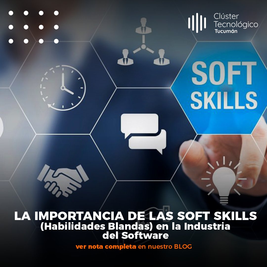 📡 En la era digital actual, la industria del software no solo se centra en habilidades técnicas y conocimientos especializados. Las soft skills están cobrando una relevancia cada vez mayor.💪

🌎 Podes leer la nota completa en nuestro blog: tinyurl.com/ykds4j2y