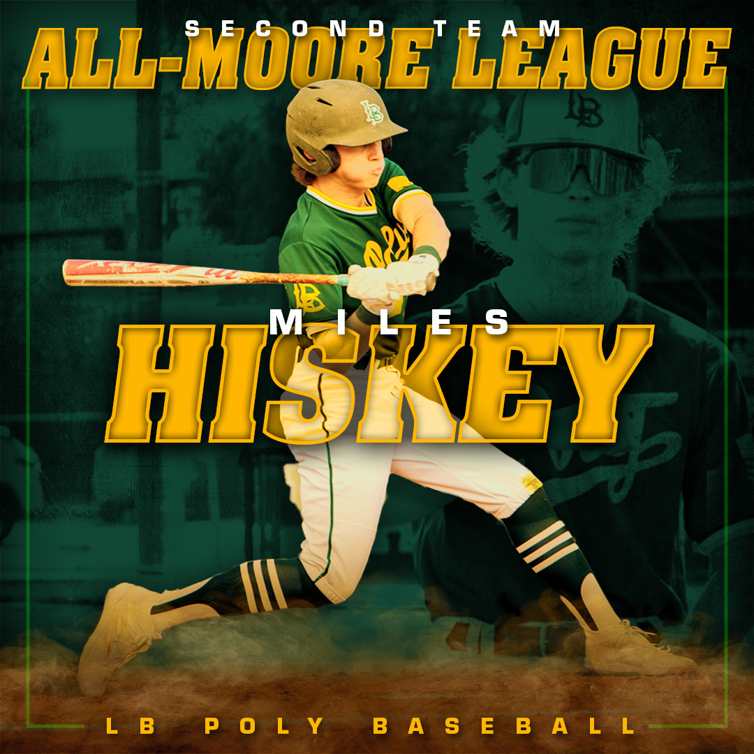 Congrats to Miles Hiskey

Second Team - All Moore League selection      

#longbeachpoly #scholarsandchampions #jackrabbitbaseball