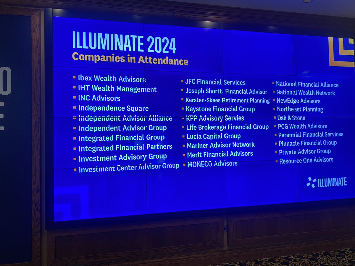 apex471's tweet photo. Had the pleasure to represent Independent Advisor Group at Illuminate. Thank you @LPL Financial for your partnership and support! This conference was outstanding! https://t.co/PYzH3ZVk4j