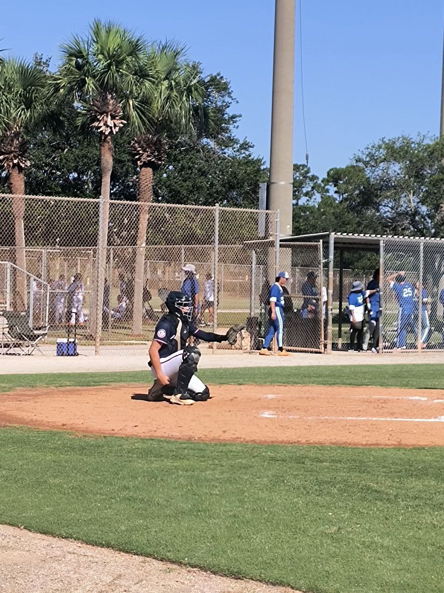 BubbaCrouch's tweet image. We got W today 12 - 2 vs FTB Scout. You can catch me behind the dish tomorrow again at 8am at Roger Dean Stadium - Marlins Field 7. Let&apos;s go @CBU_FL #prospectselect