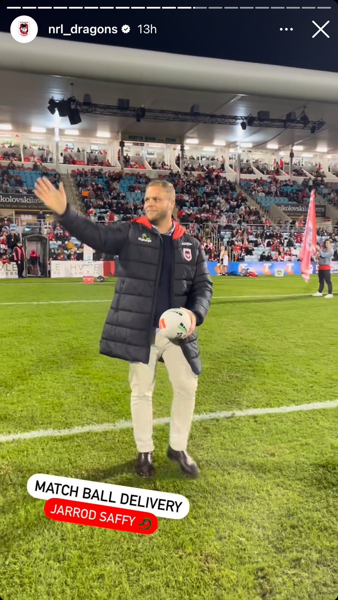 uncle_hair's tweet image. Absolutely love seeing this. Saff one of the real unsung heroes of the 2010 @NRL_Dragons premiership #redv