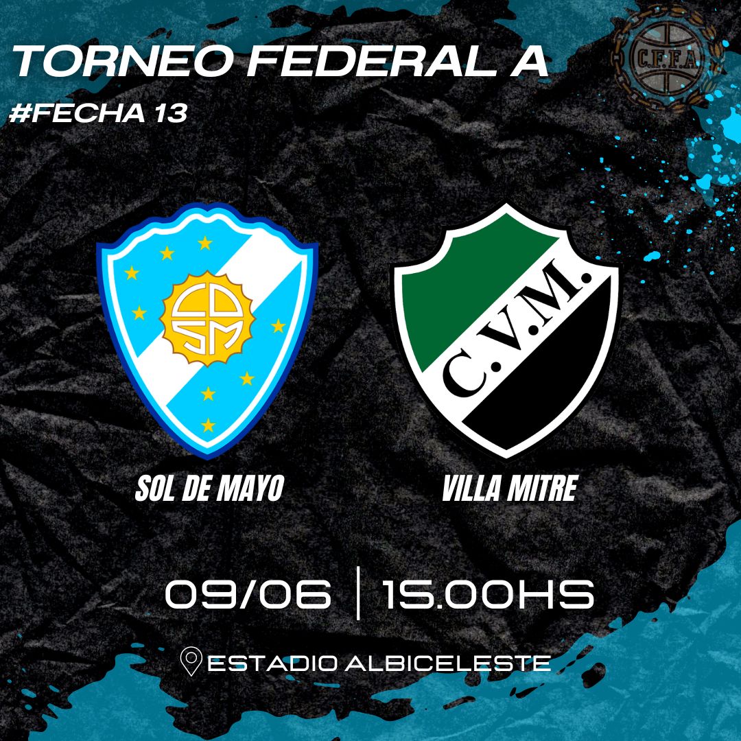 #FederalA
Se recuerda que no hay público visitante!!!