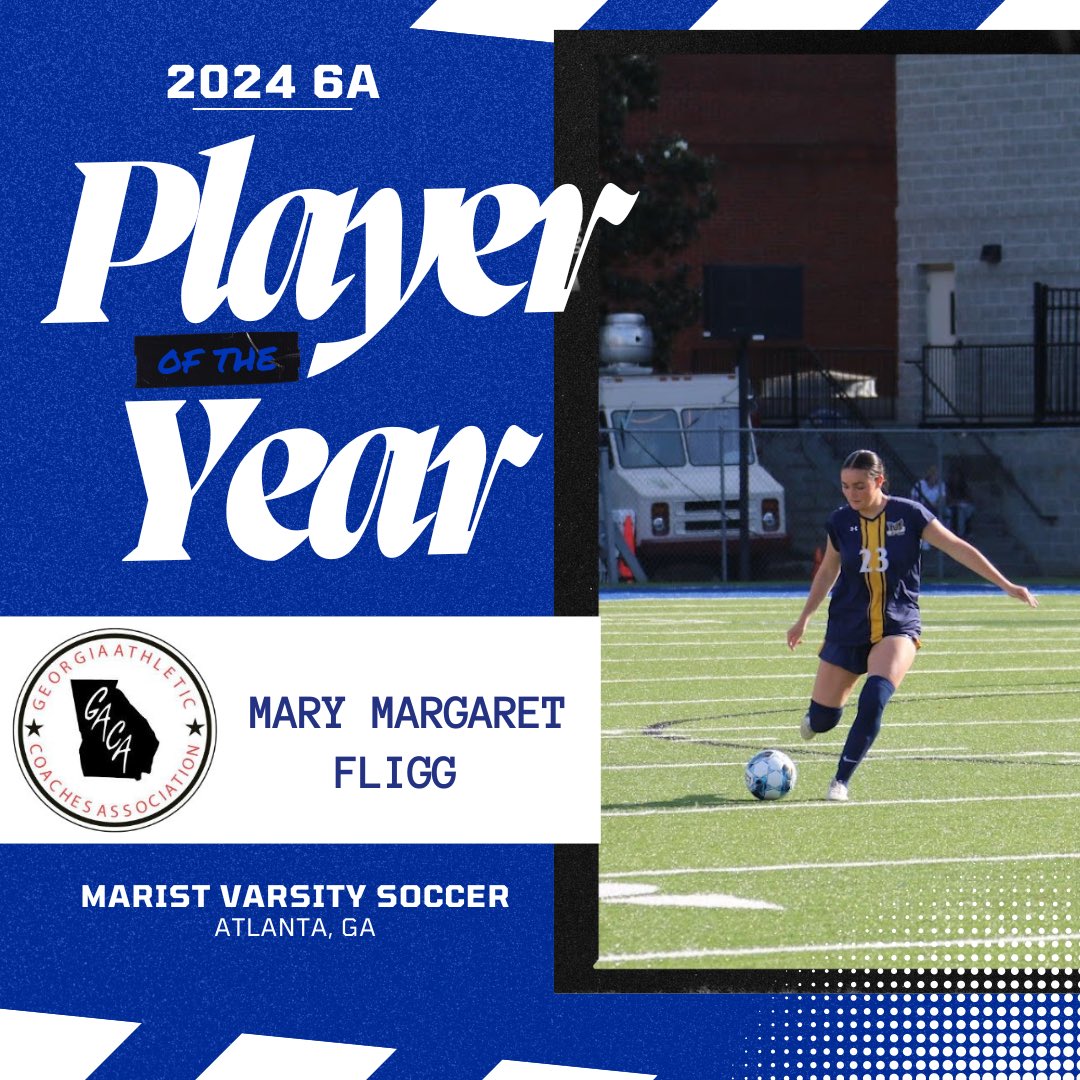 Mary Margaret Fligg (@maryfligg2025) on Twitter photo Honored to be named 6A POY and All-State 1st team again this year! Grateful for all my <a href="/MaristGSoccer/">Marist Girls Soccer</a> teammates - what a season 😆
#maryinthemiddle
<a href="/GACACoaches/">Georgia Athletic Coaches Association</a>
<a href="/OfficialGHSA/">GHSA</a>
<a href="/PrepSoccer/">Prep Soccer ⚽️</a> Honored to be named 6A POY and All-State 1st team again this year! Grateful for all my <a href="/MaristGSoccer/">Marist Girls Soccer</a> teammates - what a season 😆
#maryinthemiddle
<a href="/GACACoaches/">Georgia Athletic Coaches Association</a>
<a href="/OfficialGHSA/">GHSA</a>
<a href="/PrepSoccer/">Prep Soccer ⚽️</a>