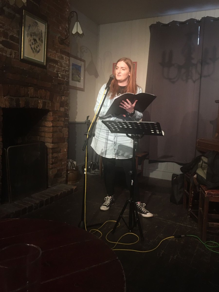 Lindsarno's tweet photo. What an evening! Had a ball performing one of my poems from my up and coming poetry anthology that will be published and exhibited very soon. I can’t say much more that - but watch this space!
😊 🎙️ ✍️ #poetrycommunity #writingcommunity #performingart #creativelifehappylife https://t.co/dvgjDiLIxG
