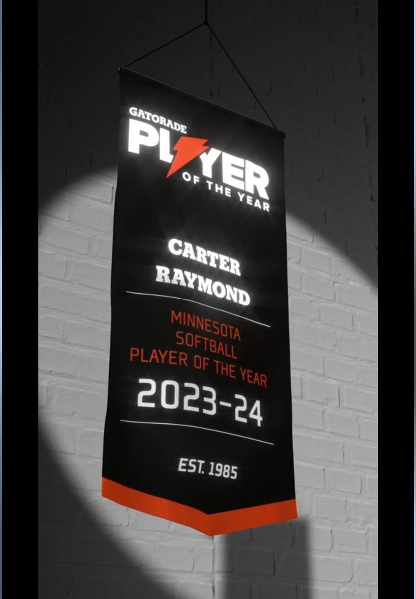 Carter Raymond (@carterraymond25) on Twitter photo Honored to be named the Minnesota Gatorade Player of the year for 23-24!!! Grateful for this honor!!!
<a href="/MN_Force_S/">MN Force Impact 16U - Standering</a> <a href="/MNForceImpact/">Minnesota Force Impact</a> <a href="/RandolphSBall/">Randolph Softball</a> Honored to be named the Minnesota Gatorade Player of the year for 23-24!!! Grateful for this honor!!!
<a href="/MN_Force_S/">MN Force Impact 16U - Standering</a> <a href="/MNForceImpact/">Minnesota Force Impact</a> <a href="/RandolphSBall/">Randolph Softball</a>