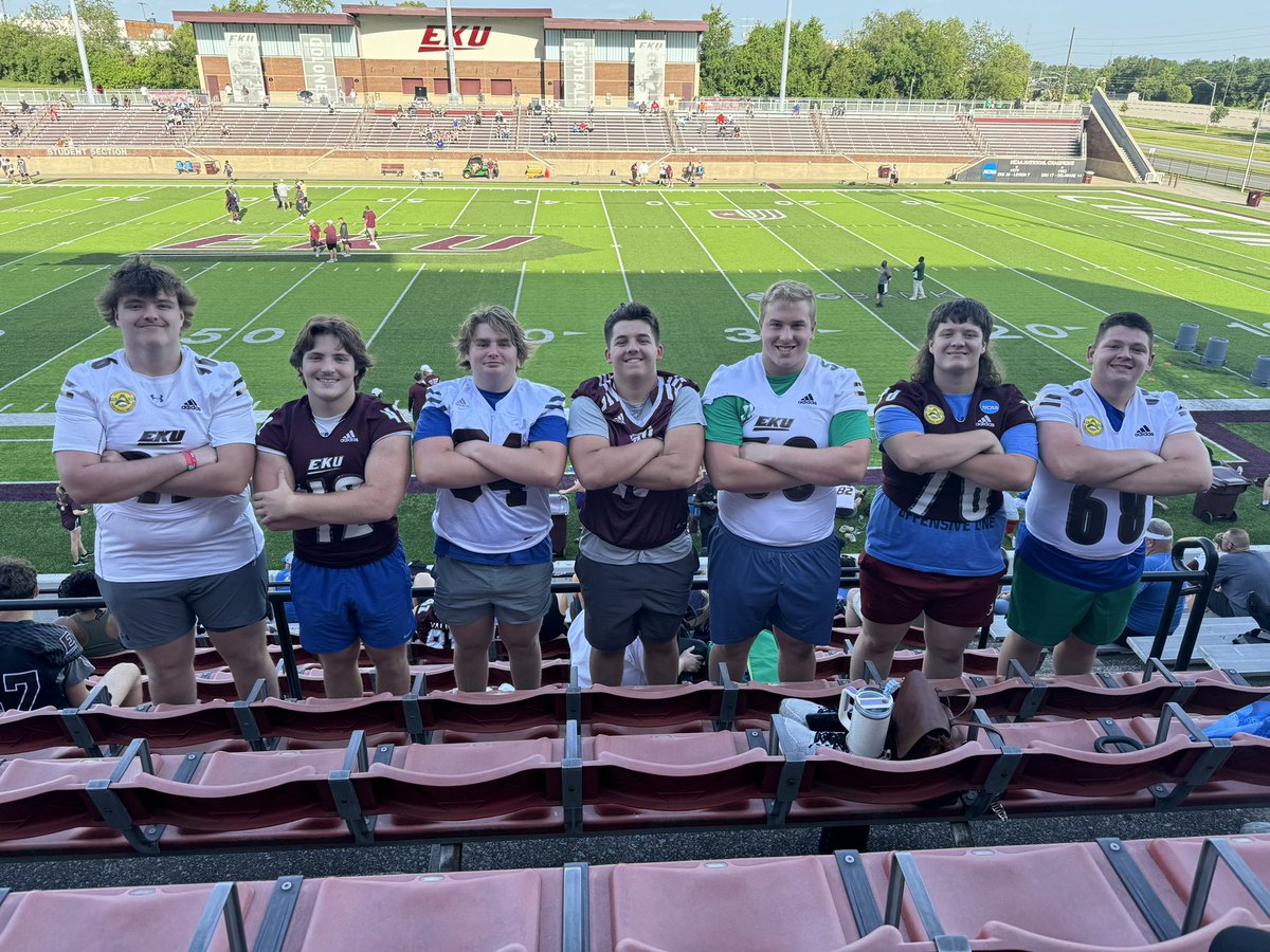 NLJAGSFOOTBALL's tweet photo. A whole lot of Jags @EKUFootball today!! Bunch of hardworking young men! Go jags! https://t.co/DtwUgwucUL