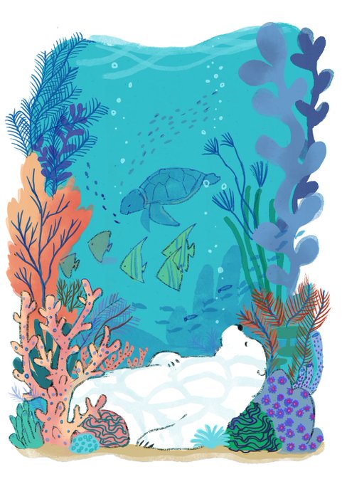 「coral underwater」 illustration images(Latest)