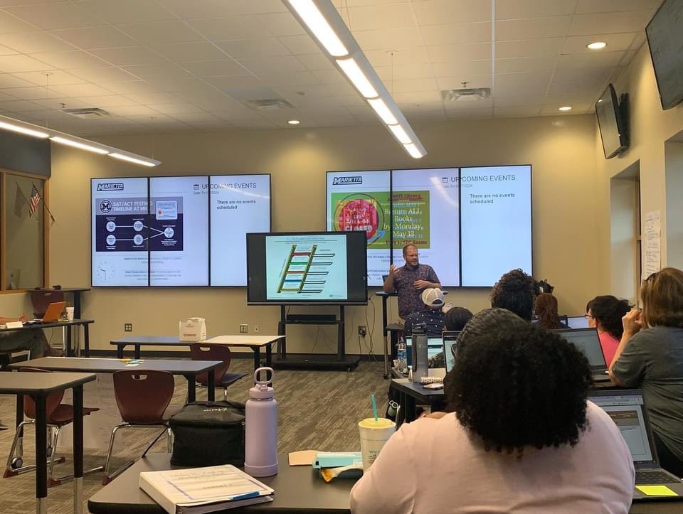 Wrapped up the 2nd day of middle school leaders’ training with <a href="/MariettaCitySch/">MariettaCitySchools</a> ! There is so much passion and momentum in this room! I can’t wait to see what happens as they #SoRforMore!