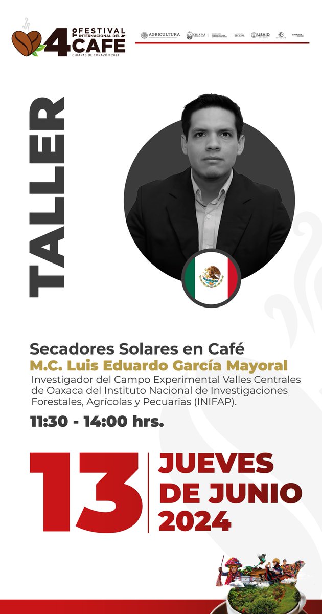 Participa en las conferencias magistrales, paneles, ponencias y talleres en el marco del 4to. Festival Internacional del Café, Chiapas de Corazón 2024.
Te dejamos la agenda de actividades.
¡Con el café, #ChiapasEsMásFuerte!