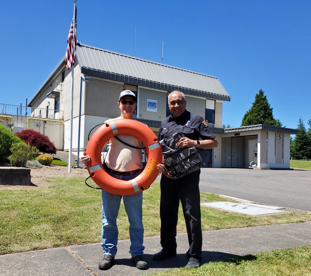 The JWC is pleased to announce its ongoing support of child safety initiatives by donating life jackets and life rings to the "Safe Kids Washington County" coalition, a program overseen by <a href="/HillsboroFire/">Hillsboro Fire & Rescue (OR)</a>. The life jackets will be at <a href="/WashCo_HaggLake/">HaggLake</a> kiosks for visitors to borrow.